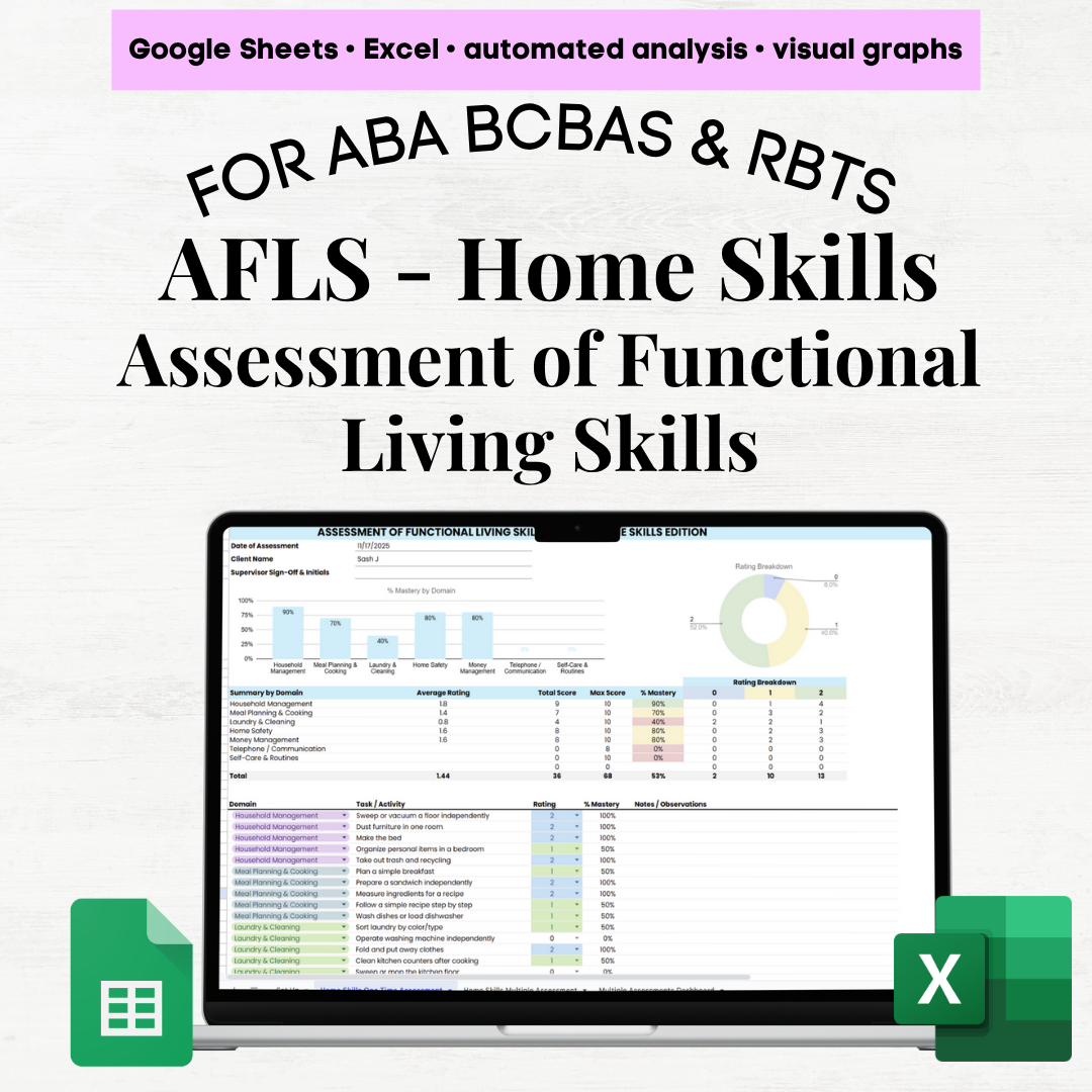 AFLS Home Skills Assessment, AFLS Home Skills Assessment Protocol