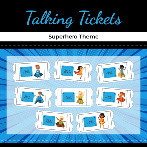 Talking Tickets – Superhero Theme