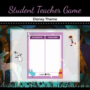 Student Teacher Game – Disney