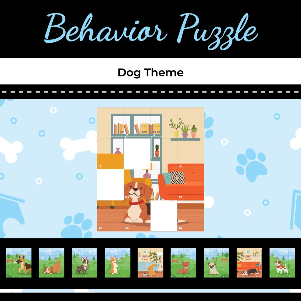 Behavior Puzzle – Dog Theme – Behavior Analyst Resource Center