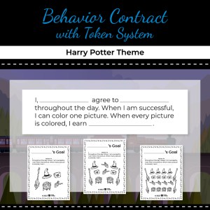 Behavior Contract with Token System – Harry Potter Theme