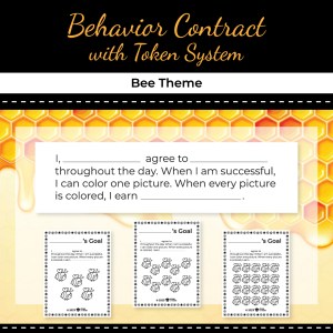 Behavior Contract with Token System – Bee Theme