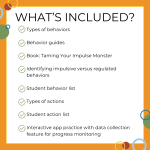 Self-Management Collection: Categories of Behavior