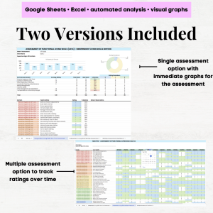 AFLS Independent Living Skills Assessment, Independent Living SKills Checklist, AFLS Assessment ABA