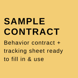 Behavior Contract Template