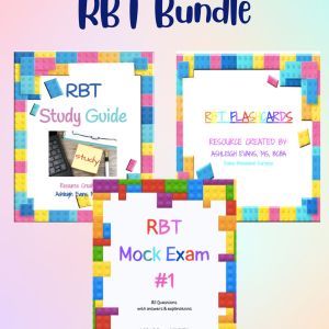 RBT Study BUNDLE: Full length mock exam, study guide & flashcards!