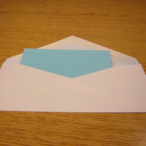 Stuffing Index Cards Task Analysis