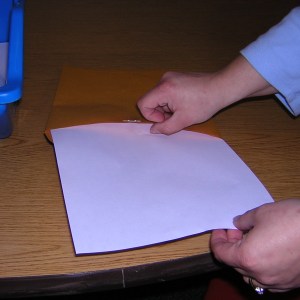 Stuffing Large Envelope Task Analysis