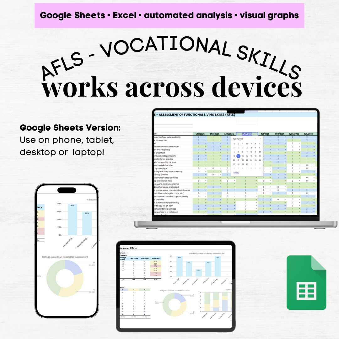 AFLS Vocational Skills Assessment, AFLS Vocational Skills, AFLS Assessment ABA, AFLS - Image 9