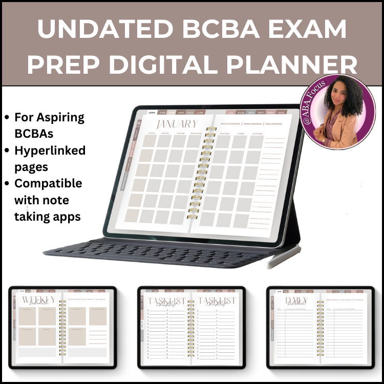 BCBA Digital Planner (750 x 750 px) – Behavior Analyst Resource Center