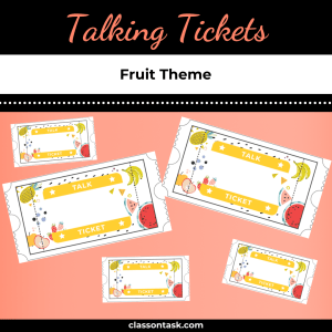 Talking Tickets – Fruit Theme