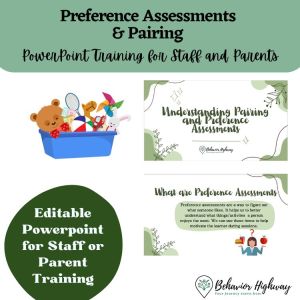 Preference Assessments and Pairing Powerpoint Presentation