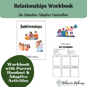 Relationships Workbook: Sex Education Adaptive Curriculum
