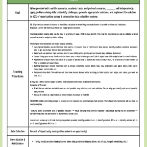 Problem Solving ABA Program and Flashcards | Critical Thinking & Social Skills