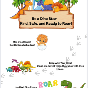 Digital ABA Power Card Examples – Themed Rules & Expectations for Kids | Toy Story, Star Wars, Princess, Dinosaur