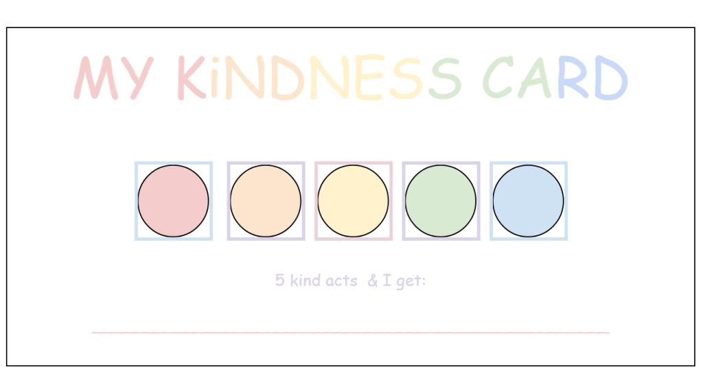 Kindness Card – Behavior Analyst Resource Center