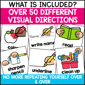 Visual Directions | Classroom Management