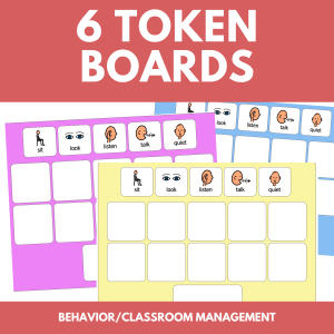 10-Token Token Boards Behavior I Classroom management Autism ABA Therapy