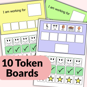 5 Token Board Economies Discrete Trials Behavior Management Autism