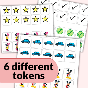 10-Token Token Boards Behavior I Classroom management Autism ABA Therapy