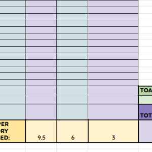 CEU Tracker: Google Sheets