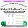 BCBA / BCaBA Fieldwork Hours & Supervision Tracker Excel & Google ...