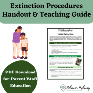 Extinction in ABA | Parent Training, Staff Training & BST Role-Play Activities