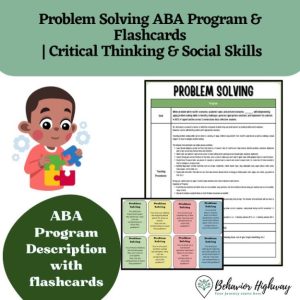 Problem Solving ABA Program and Flashcards | Critical Thinking & Social Skills