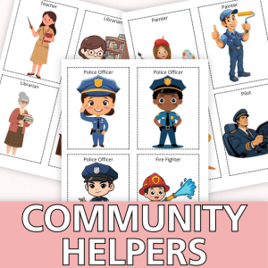 Community Helpers Autism Special Education Receptive/Expressive ID