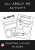All About Me Worksheet | Back to School Activity